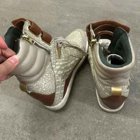 Reebok x Alicia Keys croc embossed wedge platform  sneakers - Picture 5 of 7